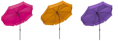 Зонт пляжный D_P Sunline сталь/полиэстер оранжевый Фото 4