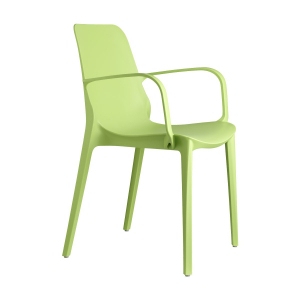 Кресло пластиковое Scab Design Ginevra стеклопластик зеленый Фото 3