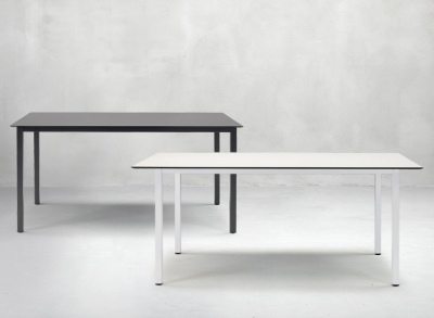 Стол ламинированный обеденный Scab Design Pranzo сталь, ламинат белый Фото 5