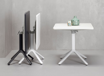 Стол пластиковый складной Scab Design Eco Folding алюминий, технополимер тортора Фото 5