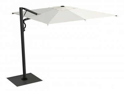Зонт профессиональный 2.9х2.9 м Scolaro Astro Carbon алюминий, акрил графит, слоновая кость Фото 6