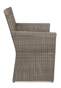 Кресло плетеное с подушкой Garden Relax Abigail алюминий, искусственный ротанг коричневый Фото 4