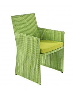 Кресло плетеное с подушкой Garden Relax Abigail алюминий, искусственный ротанг зеленый Фото 1