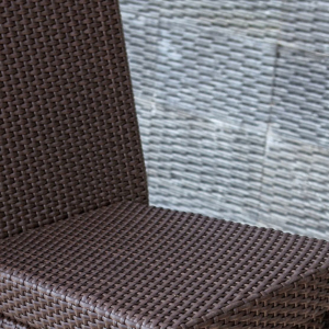 Барный плетеный стул Skyline Design Opal алюминий, искусственный ротанг мокка Фото 4