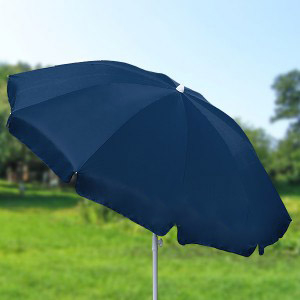Садовый зонт D_P сталь, полиэстер синий Фото 2