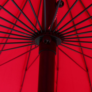Зонт садовый D_P Orient алюминий/полиэстер красный Фото 6