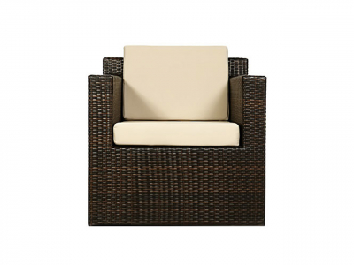 Комплект плетеной мебели с подушками GARDA искуственный ротанг коричневый Фото 5