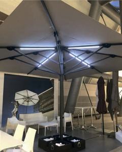 LED светильник для зонта (от батареи) Scolaro Capri белый Фото 1