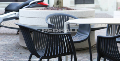 Кресло пластиковое PEDRALI Tatami стеклопластик серый Фото 16