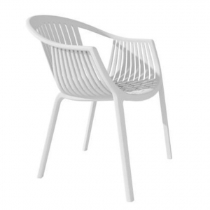 Кресло пластиковое PEDRALI Tatami стеклопластик белый Фото 1