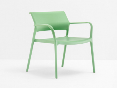 Кресло пластиковое PEDRALI Ara Lounge стеклопластик зеленый Фото 9