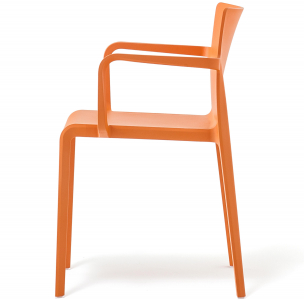 Кресло пластиковое PEDRALI Volt стеклопластик оранжевый Фото 5