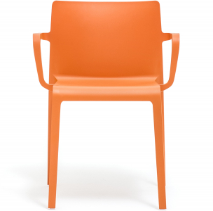 Кресло пластиковое PEDRALI Volt стеклопластик оранжевый Фото 4