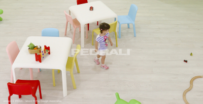 Стул пластиковый детский PEDRALI Snow Junior стеклопластик голубой Фото 23