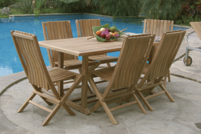 Стул деревянный складной Giardino Di Legno Savana Onda тик Фото 9