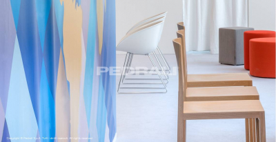 Кресло пластиковое на полозьях PEDRALI Gliss сталь, технополимер белый Фото 26