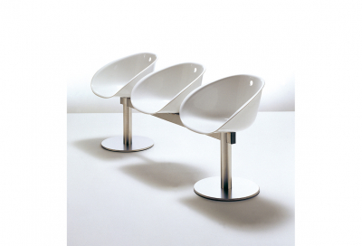 Система с тремя сидениями PEDRALI Gliss чугун, сталь, технополимер Фото 4