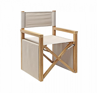 Кресло деревянное складное мягкое Giardino Di Legno Venezia тик, акрил Фото 17