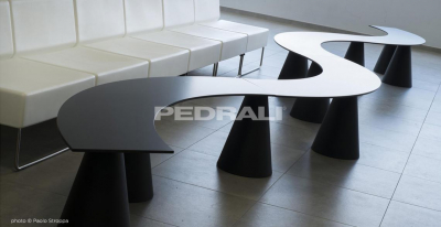 Софа модульная PEDRALI Host Lounge сталь, полиэтилен белый Фото 21