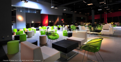 Софа модульная PEDRALI Host Lounge сталь, полиэтилен черный Фото 7
