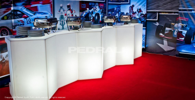 Стойка барная светящаяся PEDRALI Iceberg полиэтилен белый Фото 21