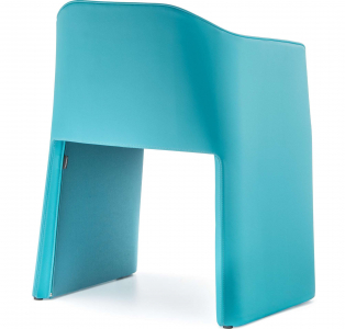 Кресло мягкое PEDRALI Laja Wings сталь, ткань голубой Фото 4