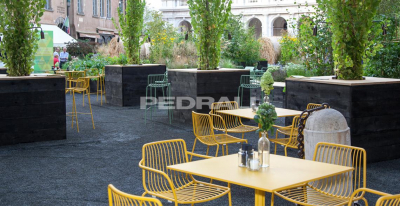 Стул металлический PEDRALI Nolita сталь желтый Фото 11