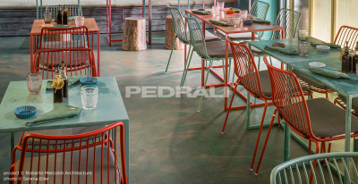Стул металлический PEDRALI Nolita сталь красный Фото 5