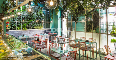 Стул металлический PEDRALI Nolita сталь зеленый шалфей Фото 9