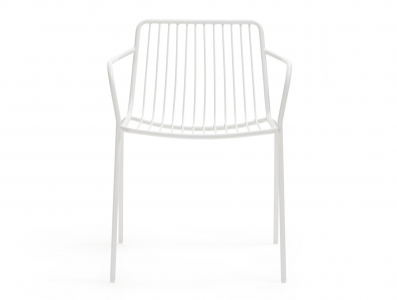 Кресло металлическое PEDRALI Nolita сталь белый Фото 4