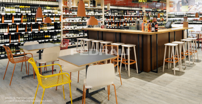 Кресло металлическое PEDRALI Nolita сталь желтый Фото 6
