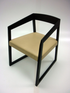 Кресло деревянное мягкое PEDRALI Sign дуб, ткань Фото 6
