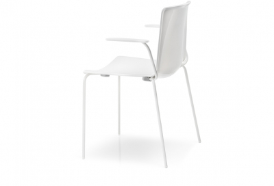 Кресло пластиковое PEDRALI Tweet металл, стеклопластик белый Фото 5
