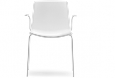 Кресло пластиковое PEDRALI Tweet металл, стеклопластик белый Фото 4
