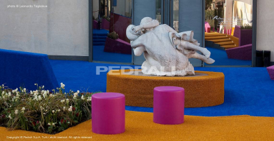 Пуф-столик кофейный PEDRALI Wow пластик розовый Фото 7