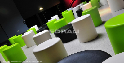 Пуф-столик кофейный PEDRALI Wow полиэтилен зеленый Фото 6