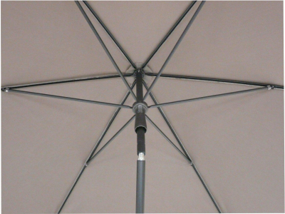 Зонт садовый с поворотной рамой Maffei Kronos сталь, полиэстер слоновая кость Фото 4