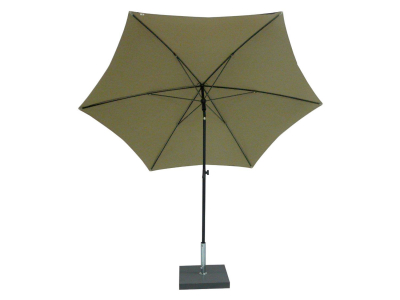 Зонт садовый с поворотной рамой Maffei Kronos сталь, полиэстер слоновая кость Фото 3