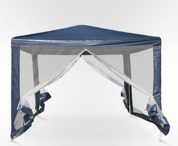 Садовый шатер Afina AFM-1040NB Blue (3х3) сталь, полипропиленовая ткань синий Фото 2