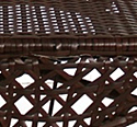 Комплект плетеной мебели Afina искусственный ротанг, сталь темно-коричневый Фото 3