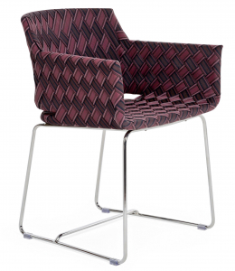Кресло плетеное с подушкой Varaschin Kente сталь, искусственный ротанг Фото 2