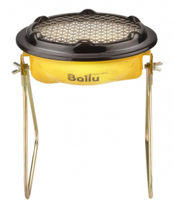 Обогреватель газовый инфракрасный Ballu Universal нержавеющая сталь, керамическая панель черный, желтый Фото 3