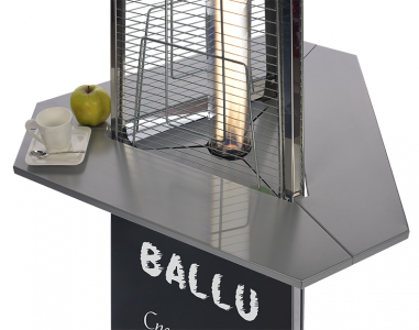 Стол для уличного газового инфракрасного обогревателя Ballu сталь с полимерным покрытием серый Фото 1
