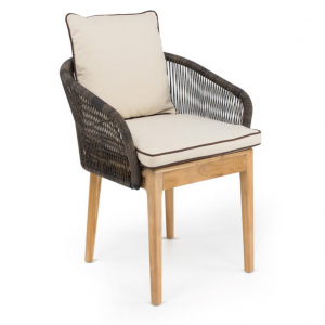 Подушка для спинки кресла RosaDesign Dakota ткань бежевый, коричневый Фото 3