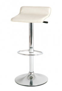 Барный стул мягкий Beon Provence хромированная сталь, экокожа бежевый Фото 1