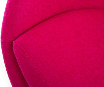 Кресло дизайнерское Beon Planet хромированный металл, кашемир малиновый Фото 4