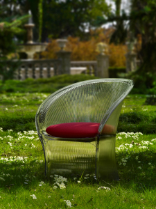 Кресло прозрачное с подушкой Magis Flower поликарбонат, ткань Фото 2
