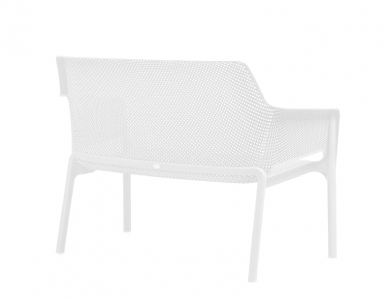 Диван пластиковый Nardi Net Bench стеклопластик белый Фото 4