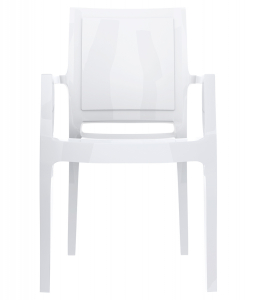 Кресло пластиковое Siesta Contract Arthur технополимер PA6 нейлон белый Фото 8