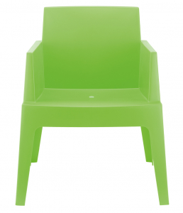 Кресло пластиковое Siesta Contract Box полипропилен зеленый Фото 7